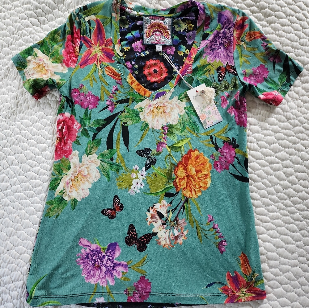 JOHNNY WAS BAMBOO T-SHIRT